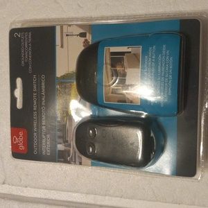 Globe outdoor wireless remote switch 2 grounded outlets